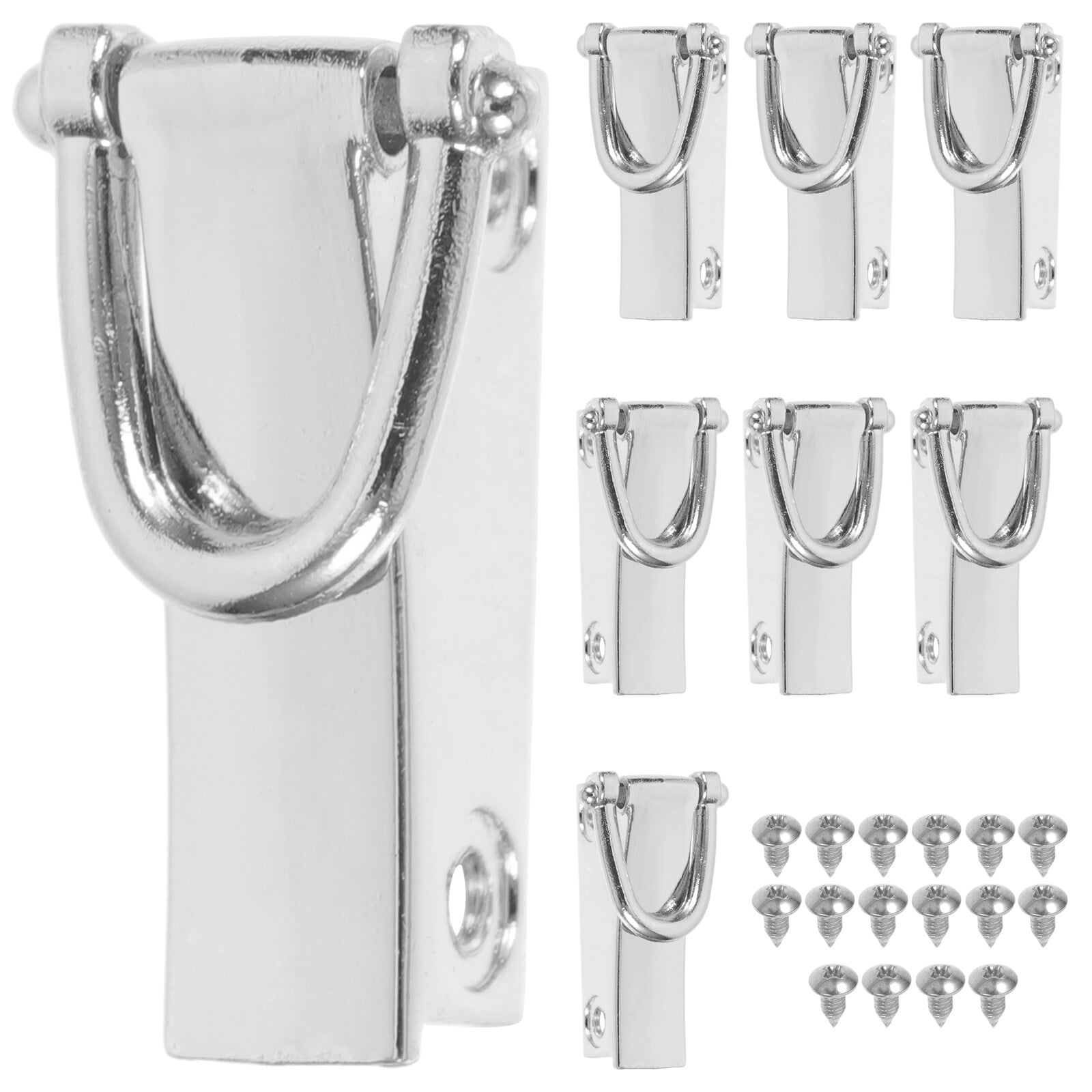 8 Pcs D Ring Buckle Dog Collar Making Supplies Rings for Purse Swivel