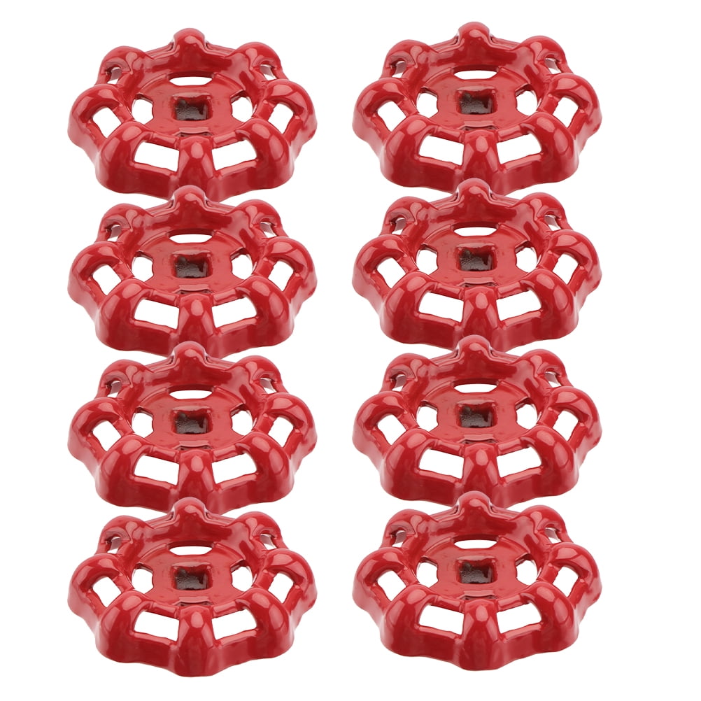 8 Pcs Door Knob Handles Outdoor Faucet Hose Wheel Spigot Water Gate Cast Iron Valve Bib