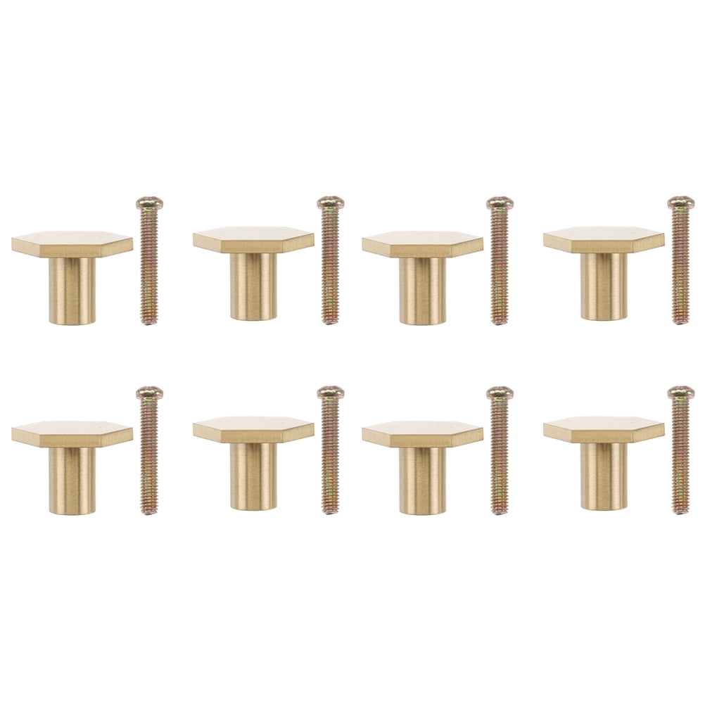 8 Pcs Oil Rubbed Bronze Drawer Knobs Cabinet Handles Hex