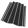 thumbnail image 1 of Unique Bargains Door Pillar Window Trim for Honda Pilot 2015-2022 / Car Front Rear Left Right Side Outer Post Pillar Trim Cover / Anti Scratch Stickers / 8 Pcs Black Carbon Fiber, 1 of 7