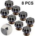 thumbnail image 1 of 8 Pcs Drawer Knobs Dresser Furniture Knobs Ceramic 38mm Door Knobs Best GiftBlack, 1 of 4