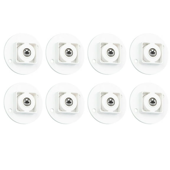 8 Pcs Duffle Universal Steel Ball Pulley Caster Wheels 4.50X4.50X1.00CM
