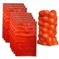 thumbnail image 2 of 8 Pcs Extra Large Produce Bags,Reusable Breathable Vegetable Storage Bags,Heavy Duty Grocery Mesh Bags For Potato Onion Corn Vegetable Storage Red 2 of 12