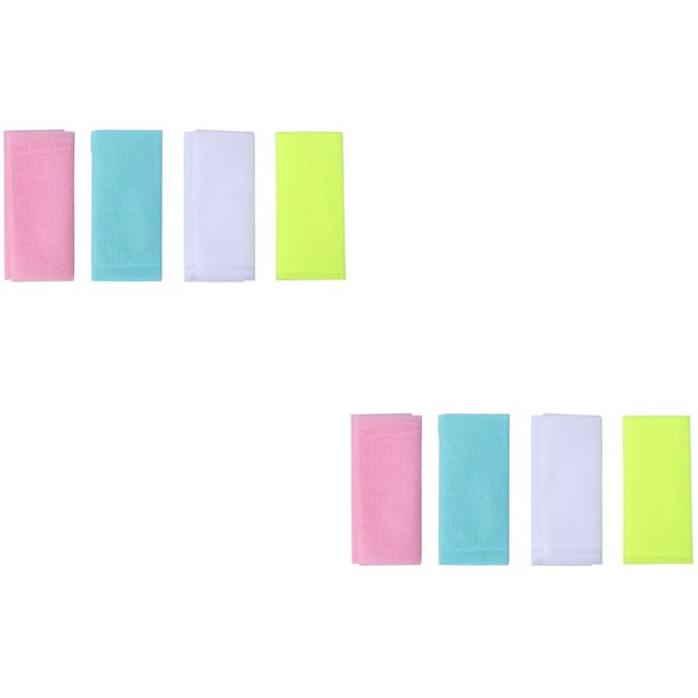 8 Pcs Fast Drying Exfoliating Washcloths Exfoliate Towel Long Strip
