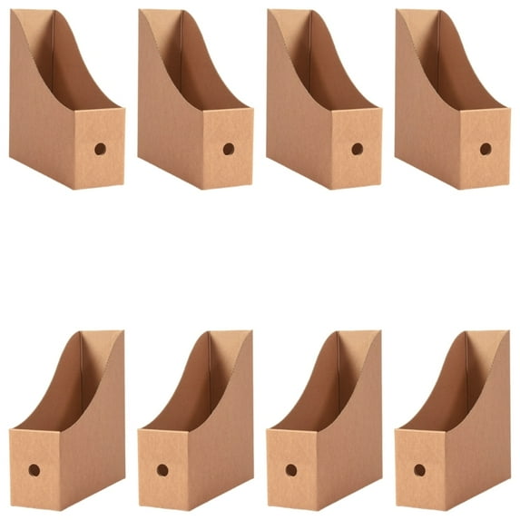 8 Pcs File Box Document Organizer Box File Storage Box Desktop ...