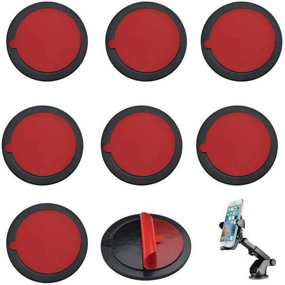 8 Pcs Fixing Discs Adhesive for Car Dashboard Adhesive Disc for Suction Cup Holder Suction Cup Mounting Disc for Mobile Phone Holder Dksfjkl