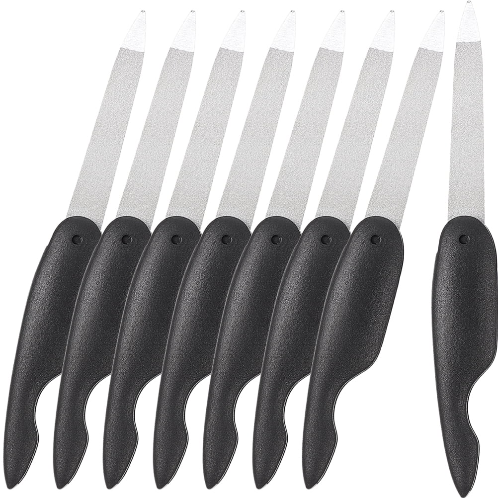 8 Pcs Folding Nail File for Thick Toenails Finger Files Tool Polishing