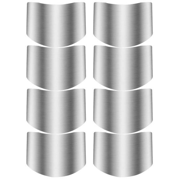 ifundom Stainless Steel Finger Guard for Safe Slicing 8 Pieces Cutting Gloves