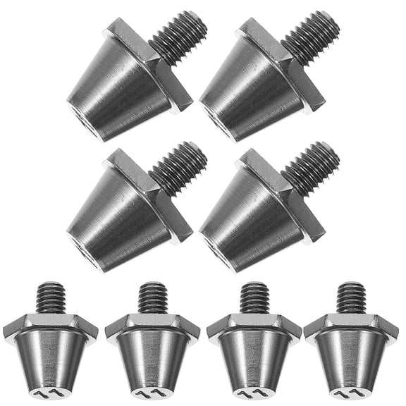 8 Pcs Football Spikes for Shoes Women's Running Track Outdoor Sprinting Supplies Accessories Aluminum