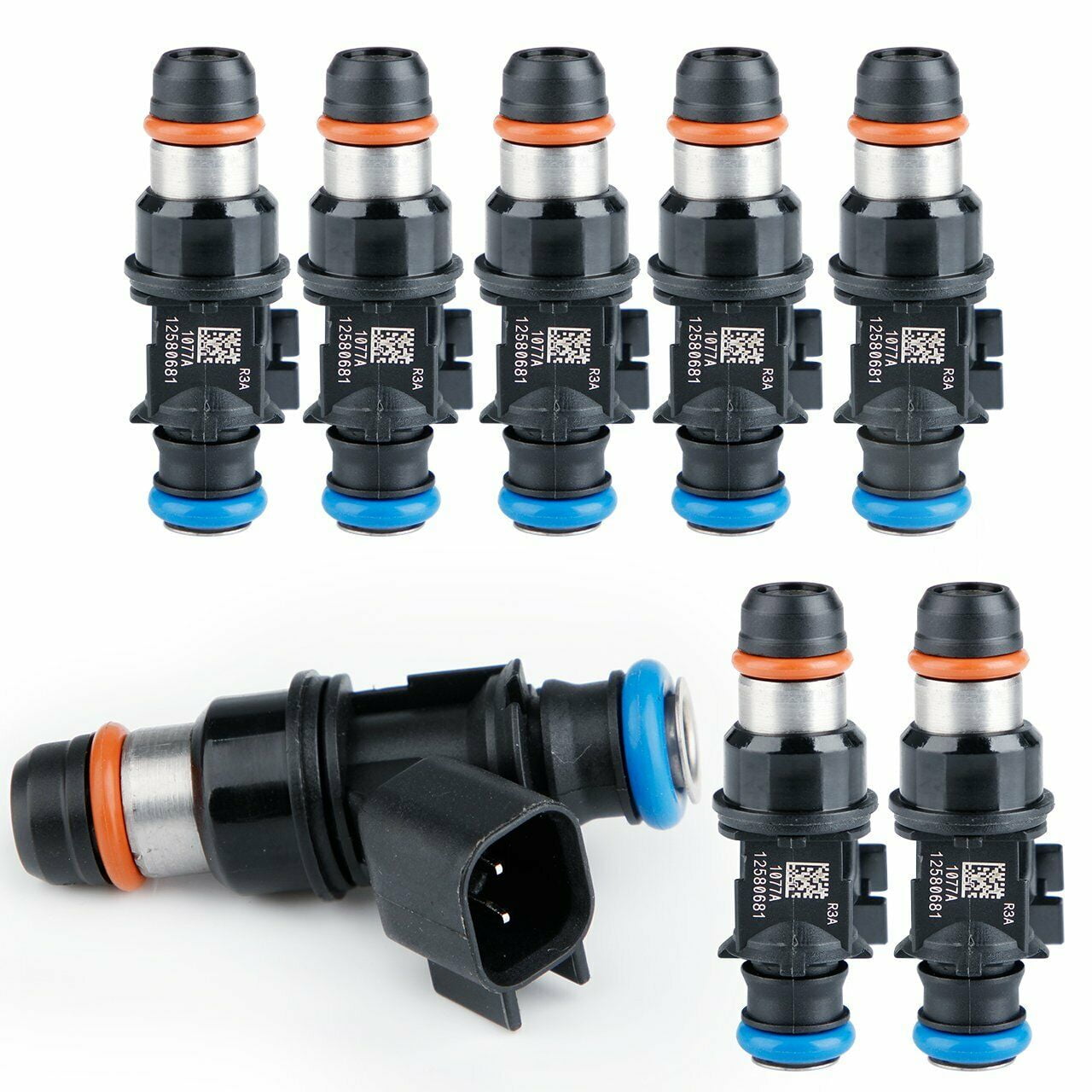 8 Pcs Fuel Injectors for 20072009 Chevy Silverado Suburban GMC Sierra