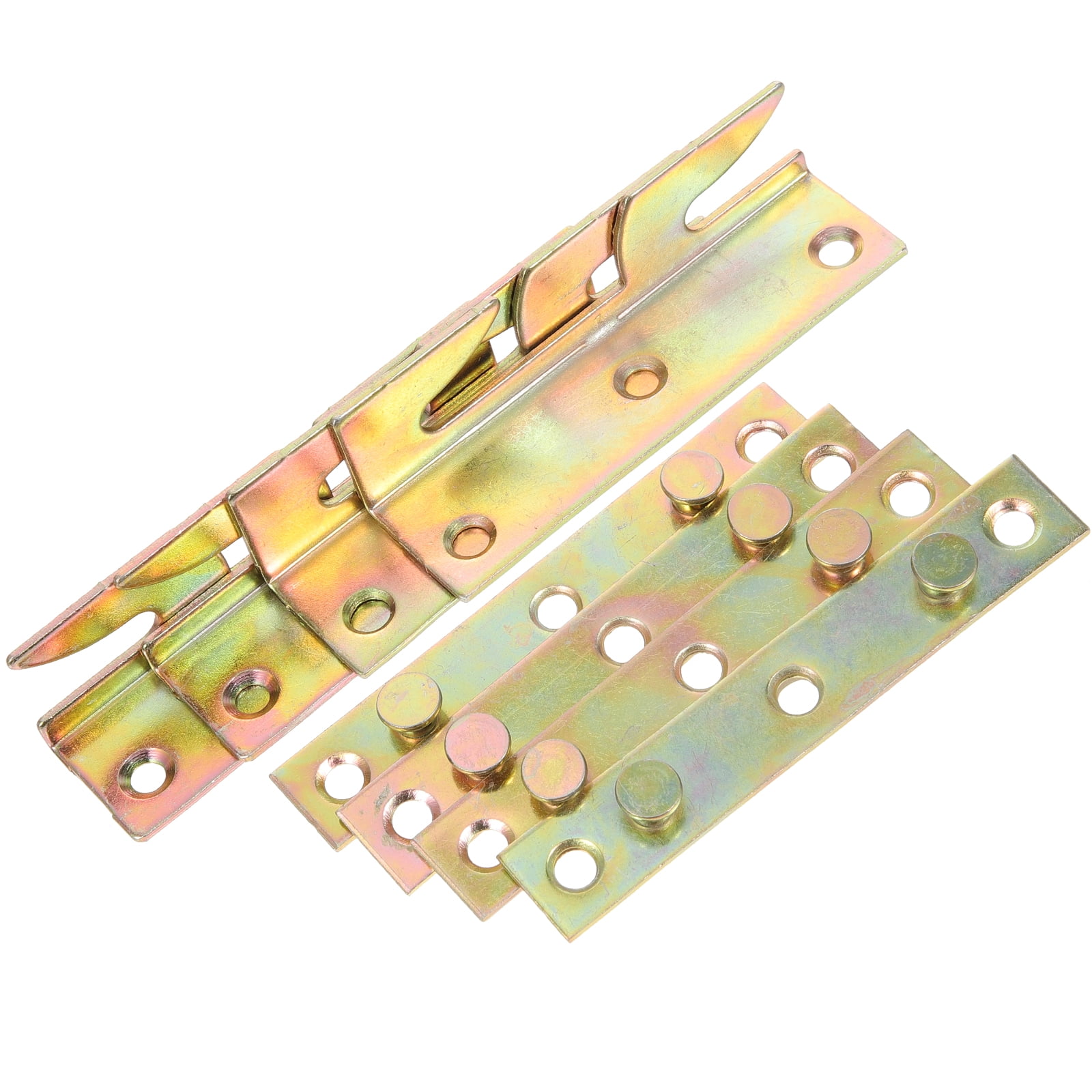 8 Pcs Furniture Fixings Bed Rail Footboard Brackets Frame Hook Fittings Universal Headboard