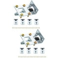 thumbnail image 1 of CIMAXIC Adjustable Furniture Feet Heavy Duty Leveling for Home Silver 8Pcs, 1 of 6