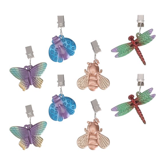 LITINKIMI Alloy Tablecloth Weights with Assorted Colors, Windproof Clips for Outdoor Parties, Picnics, and Tablecloth Securing