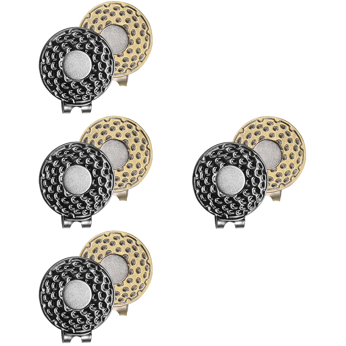 8 Pcs Golf Hat Clip Decorative Golfs Markers Pocket Golf Hat Marker