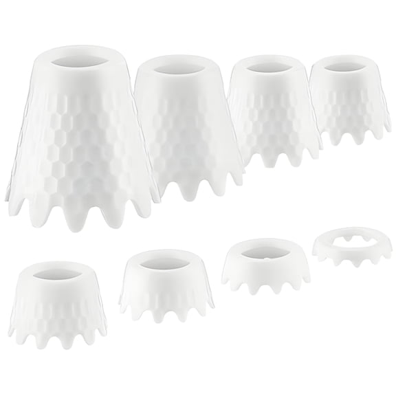 8 Pcs Golf Tees for Simulator and Practice Mats, Assorted Sizes 1/4" to 2", Quality ABS Plastic, Ideal for Indoor Golf Simulation and Training