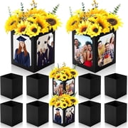 8 Pcs Graduation Decorations Graduation Box Centerpieces Graduation Table Decor 6/7 Inch Photo Frame Display Congrats Grad Picture Table Box Photo Props Frame
