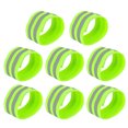 thumbnail image 1 of 8 Pcs Green Reflective Slaps for Ankles Reflective Slaps High Visibility Night Safety Cycling Riding Reflector, 1 of 8