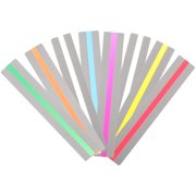 KHBUAB 8Pcs Dyslexia Reading Bookmark Colored Overlay ps for Reading Enhancement