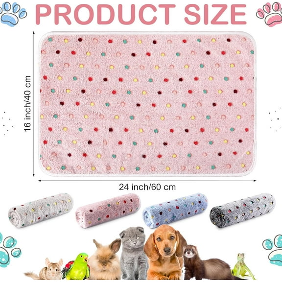 8 Pcs Guinea  Bedding Cage Liners - Waterproof Absorbent Reusable Pet Sleep Mat Pad for Hamster Ferret