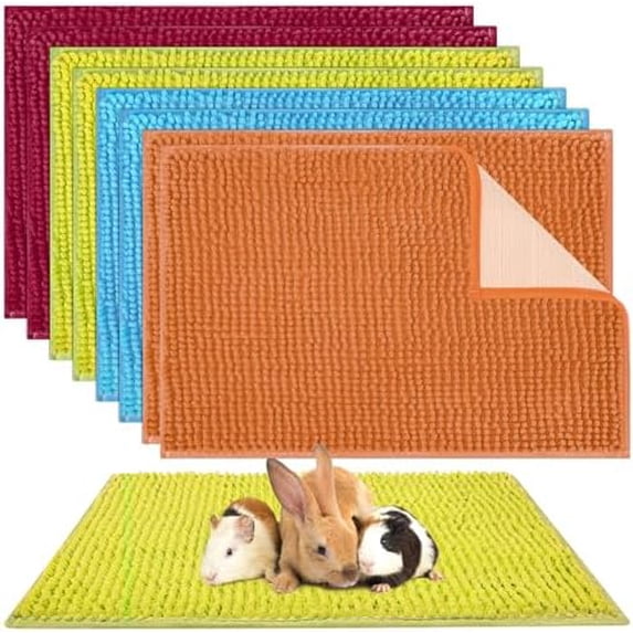 Picture of 8 Pcs Guinea Pig Cage Liner for Guinea Pig Cage Bedding Reusable Rabbit ...