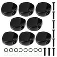 8 Pcs Guitar Knob Accessory Tuning Machines Pegs Black Electric Bass