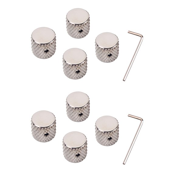 8 Pcs Guitar Knob Electric Knobs Amplifier Amplifiers Aluminum Alloy Control Tone Potentiometer