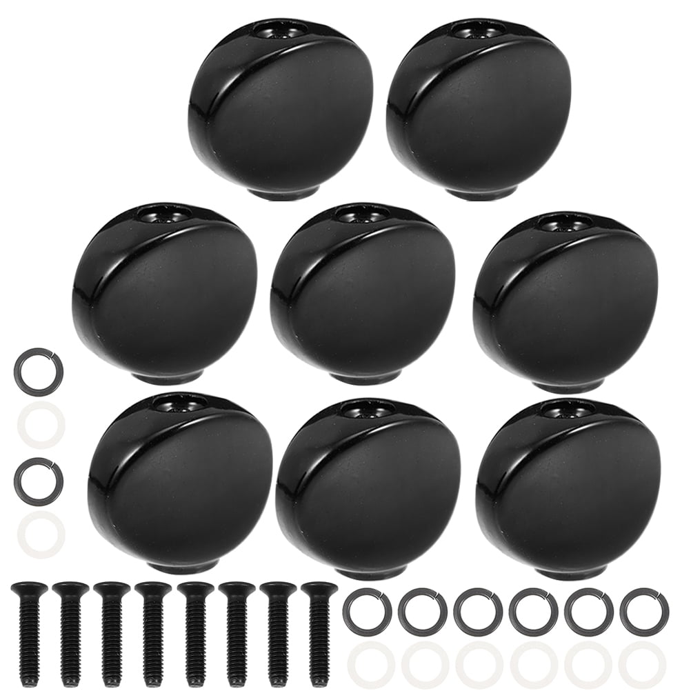 8 Pcs Guitar Tuning Machines Knob Bass Acoustic Pegs Tuner Electric