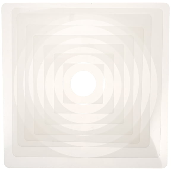 8 Pcs Hollow Inkjet Template Reusable Circle Stencils Round Graffiti Paint Washable Multifunction White The Pet