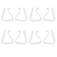thumbnail image 1 of 8 Pcs Home Clear Plastic 20mm-35mm Desk Table Cloth Clips, 1 of 6
