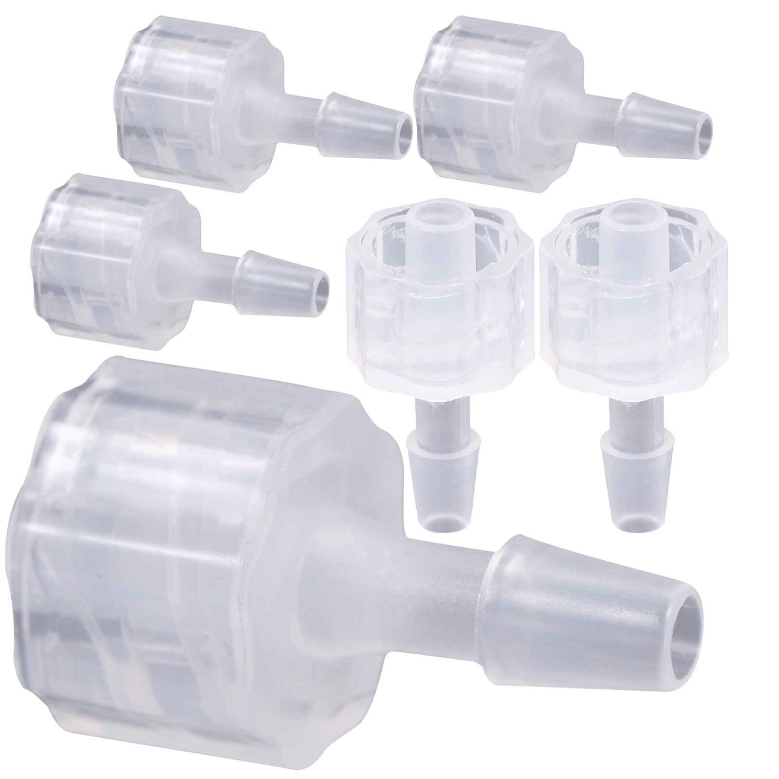 8 Pcs Hose Connector Luer Coupler Lock Adapter Pp