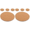 thumbnail image 1 of 8 Pcs House Plants Planter Water Drip Tray Pot Pad Cork Coasters Table Pads Mat Garden Round Flower Household, 1 of 6