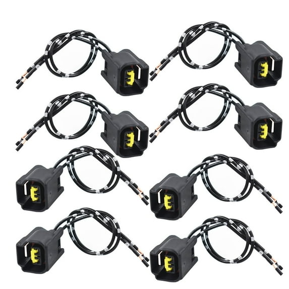 8 Pcs Ignition Coil Connector Pigtail Plug Fit for Ford 4.6L 5.4L 6.8L Fits select: 2004 FORD F150 SUPERCREW, 2010 FORD FUSION SE