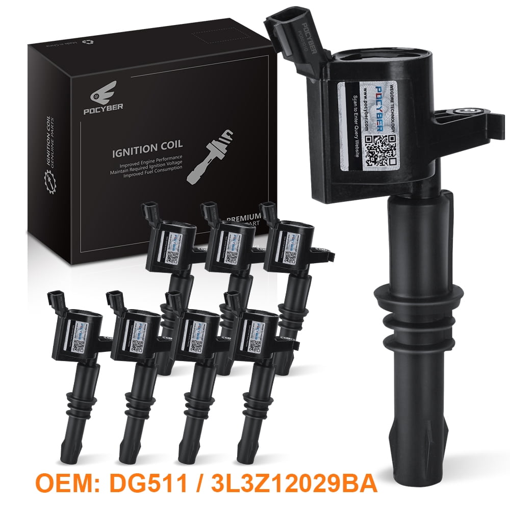 8 Pcs Ignition Coils for Ford F150 4.6L 5.4L 6.8L Lincoln Ignition Coil