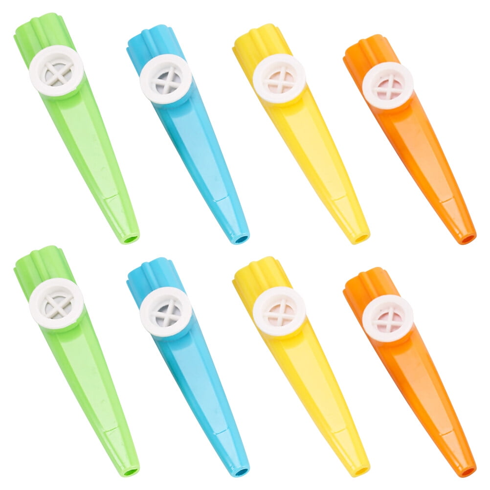 8 Pcs Kazoo Guitar Partner Musical Kazoos Kids Playset Childrens Toys