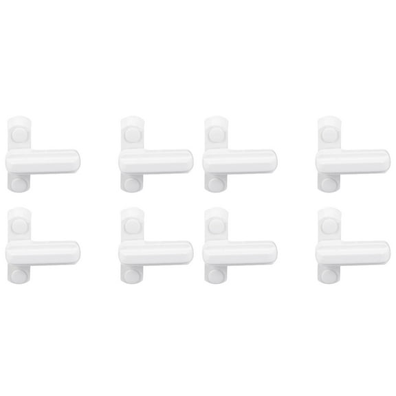 ifundom Zinc Alloy T-Shaped Window Locks for Indoor Security, 8 Pieces Extra for Home and Office Use