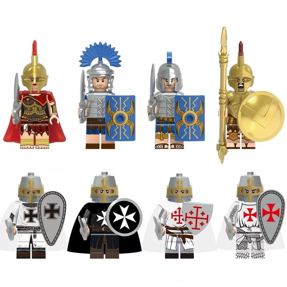 8 Pcs Lord Action Figures Building Blocks Toys Set, Collectible 1.77 Inchs Minifigures Building Kits Awesome Gift for Kids Fans of the Rings Building Toys