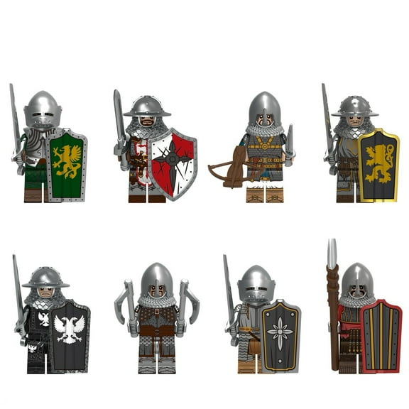 8 Pcs Lord Action Figures Building Blocks Toys Set, Collectible 1.77 Inchs Minifigures Building Kits Awesome Gift for Kids Fans of the Rings Building Toys