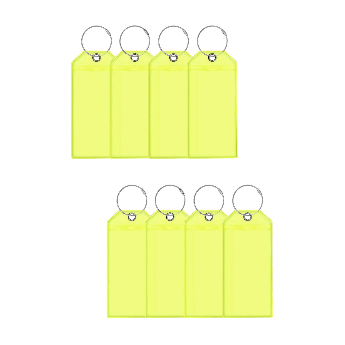 8 Pcs Luggage Tag Baggage Tags Labels Suitcase Key Essentials Travel