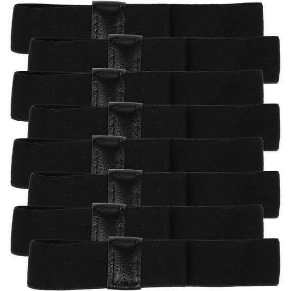 ifundom Black Elastic Bento Bands Polyester Straps for Portable Bento Box Secure Closure