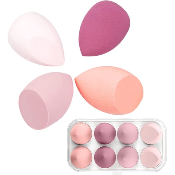 8 Pcs Makeup Sponge Set, Beauty Blender, Blender