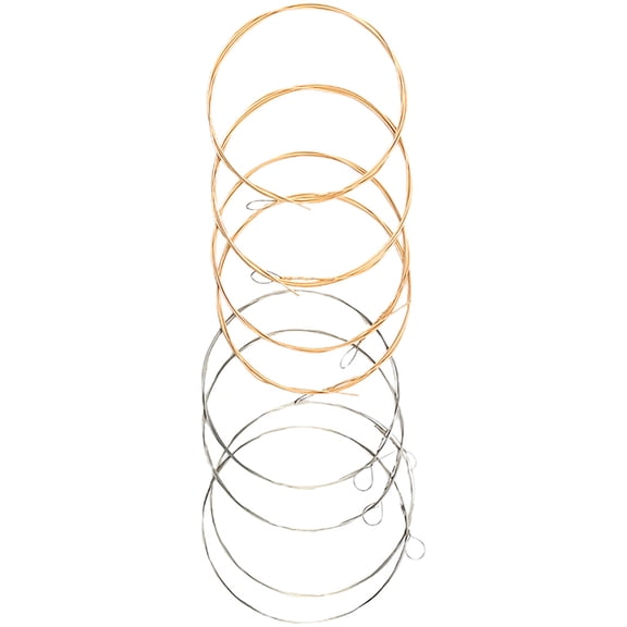 8 Pcs Mandolin Strings Electric Accessories Parts Steel