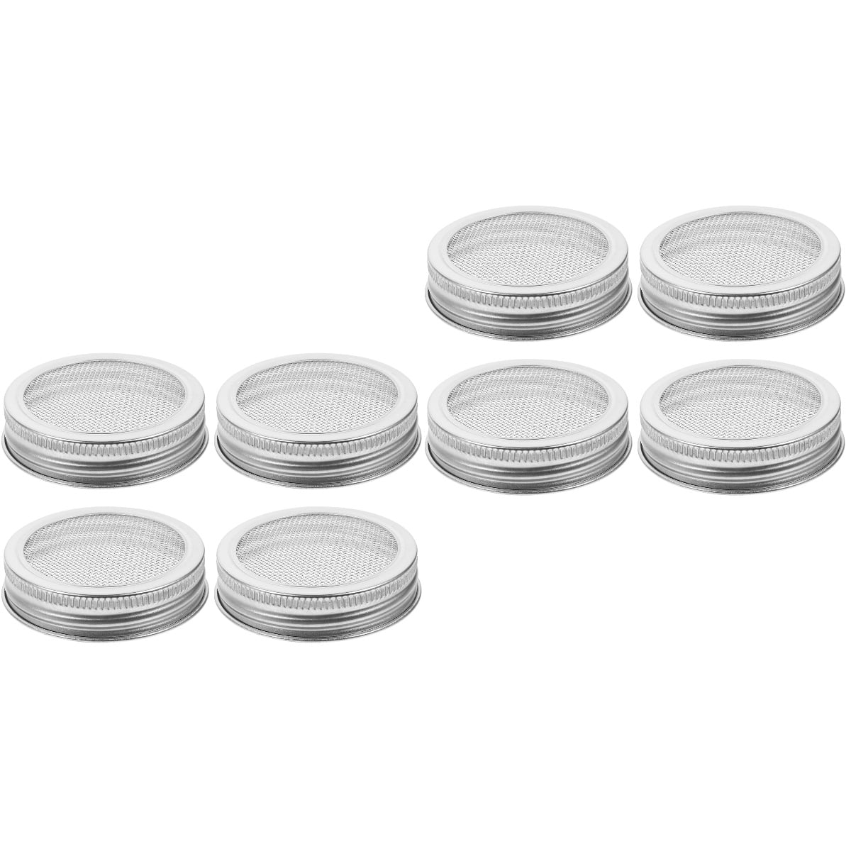 8 Pcs Mason Jar Sprout Lids Filter Sprouting Screen Spice Jar Lids