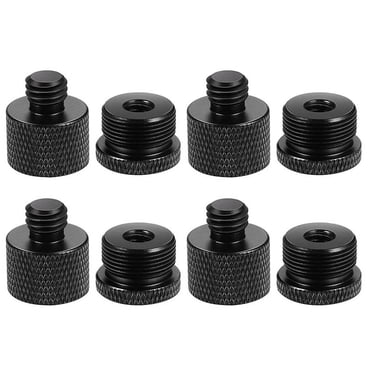 8-Piece Mic Stand Adapter Set With 5/8\" Female To 3/8\" Male, 3/8...