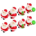 thumbnail image 1 of FUEENIRVA resin mini figurine Christmas Theme Santa Claus Assorted Color 8Pcs, 1 of 6