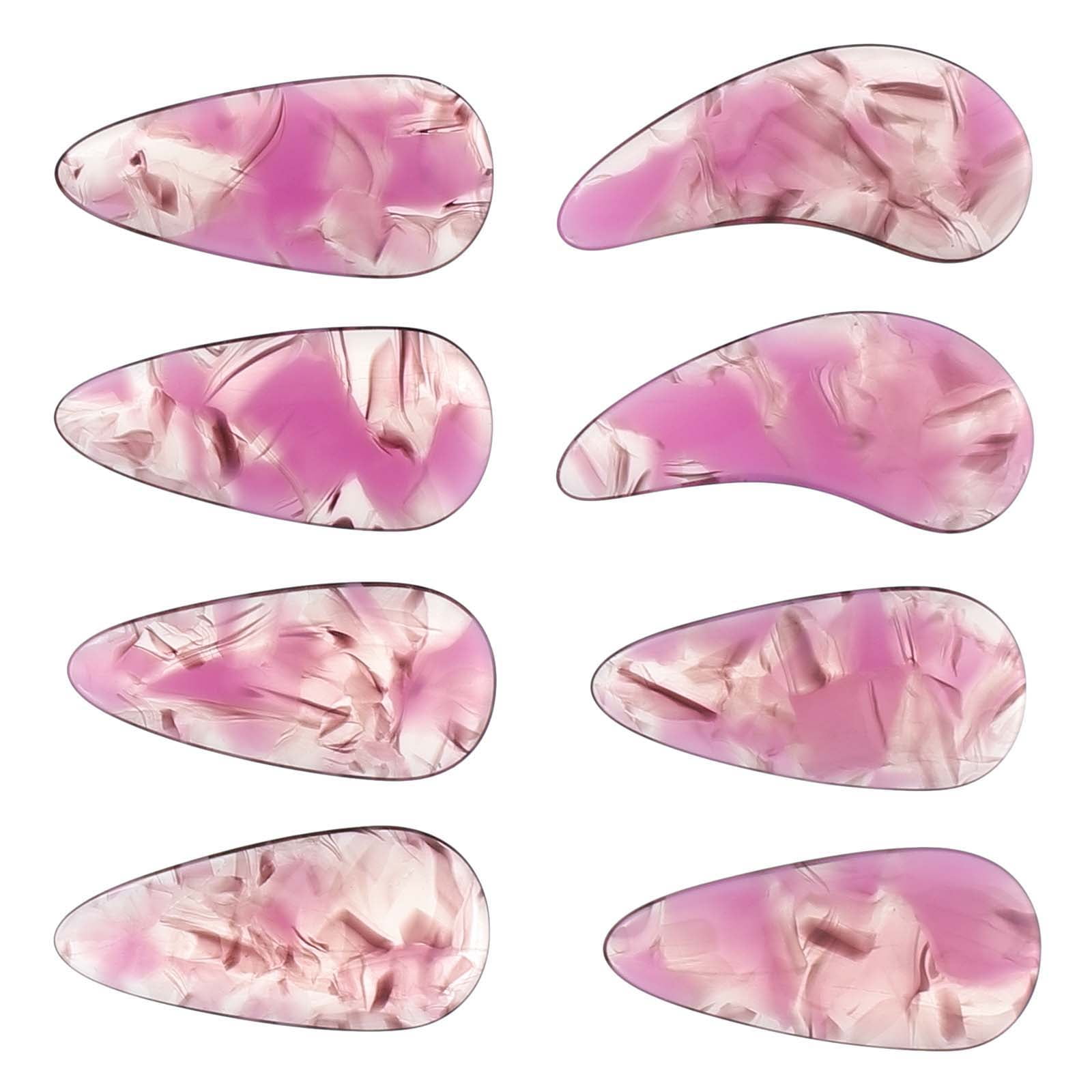 8 Pcs Nails Tape Ukulele Pick Guzheng Musical Instrument Picks Assorted Color