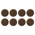 thumbnail image 1 of 8 Pcs Non Slip Furniture Pads, 1.2" Self Adhesive Floor Protectors, Chair Foot Pads, Chair Leg Grippers, Anti Scratch Furniture Feet Pads, Rubber Bumper Pads for Kitchen Countertops, 1 of 3