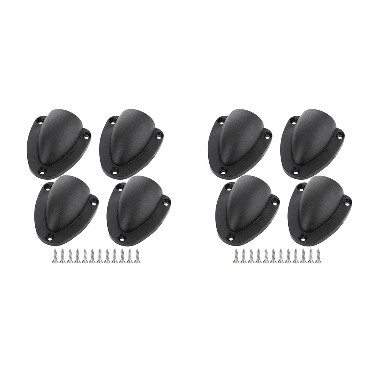 8 Pcs Nylon 2.5Inch Marine Wire Cable Vent Cover, Clamshell Vent for