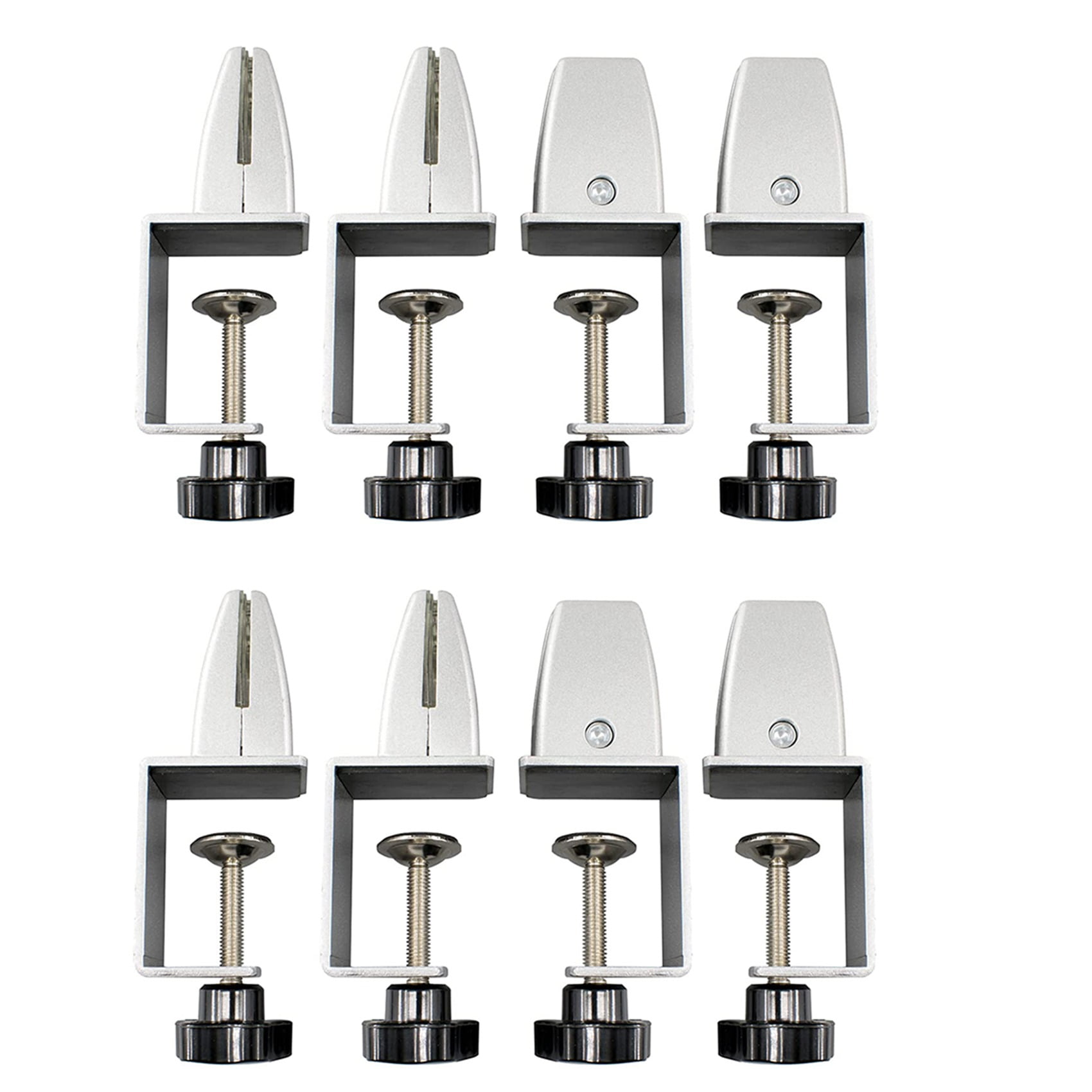 8 Pcs Office Desk Divider Clamp Privacy Screen Clip Holder Bracket