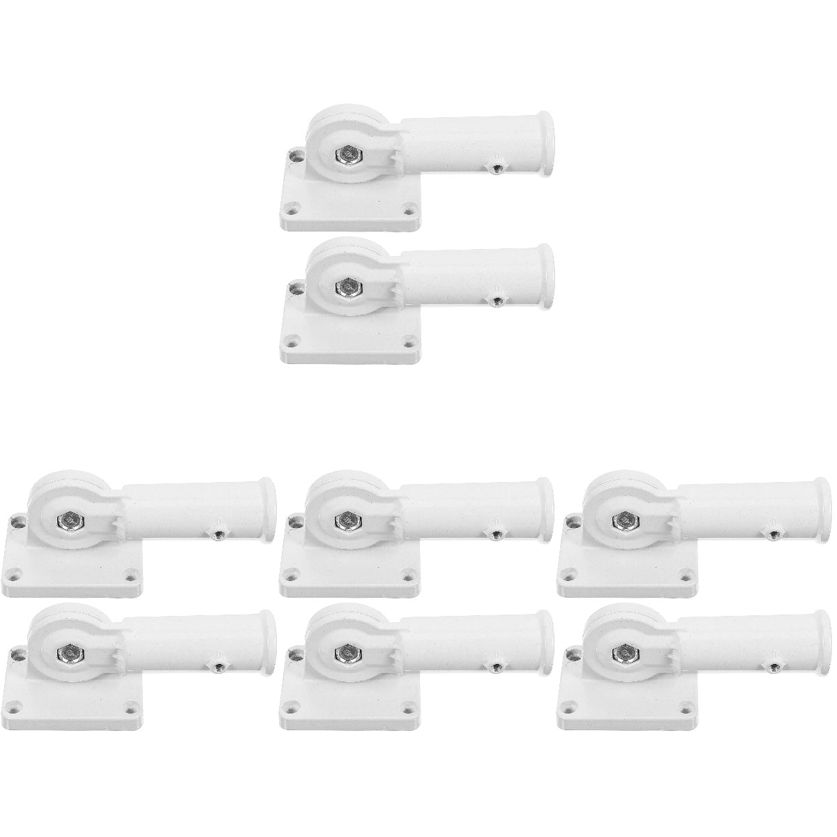 8 Pcs Outdoor Flag Flagpole Base Flag Pole Bracket Base Flag Pole