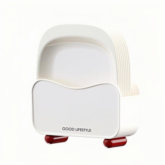 8 Pcs PP Bone Dishes 14x15.5cm Multi-Purpose Dining Plates with Storage Box Dishwasher Safe & Heat Resistant, Wide Edge Non-Slip,